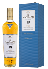 Виски Macallan Triple Cask Matured 18 Years Old, (114351), gift box в подарочной упаковке, Односолодовый 18 лет, Шотландия, 0.7 л, Макаллан Трипл Каск 18 Лет цена 21793 рублей