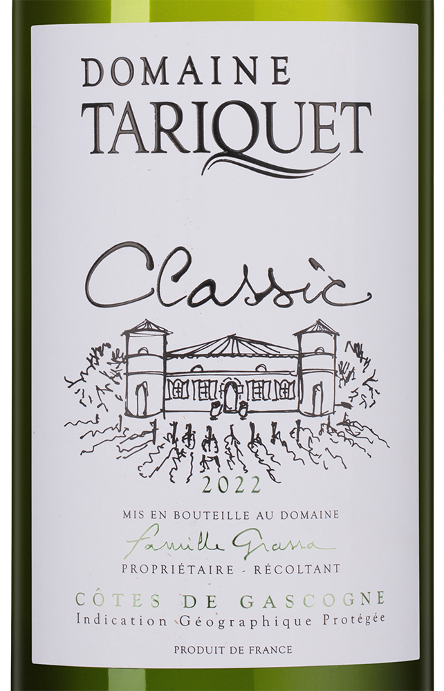 Вино Classic, Domaine Tariquet, 2022, 1.5л, (143486), Франция, Юго-Запад, белое, сухое, 1.5 л, Классик, цена 6290 рублей