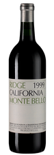 Вино Monte Bello, (88351), красное сухое, 1999 г., 0.75 л, Монте Белло цена 87490 рублей