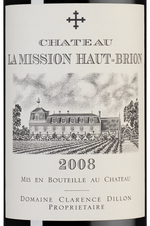 Вино Chateau La Mission Haut-Brion, (112629), красное сухое, 2008 г., 0.75 л, Шато Ля Миссьон О-Брион цена 94990 рублей