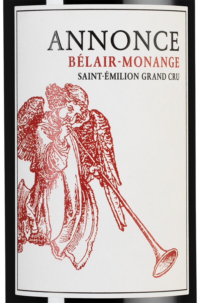 Вино Annonce Belair-Monange (Saint-Emilion Grand Cru), Chateau Belair Monange, 2018, (152078), Франция, Бордо, красное, сухое, 0.75 л, Анонс Белер-Монанж, цена 16990 рублей