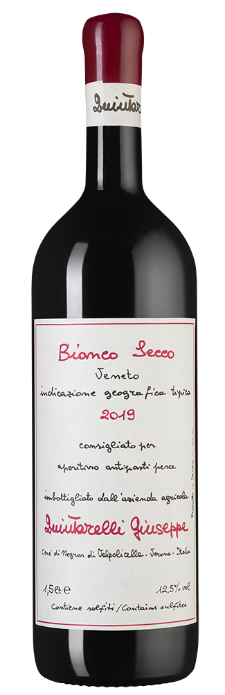 Вино Bianco Secco, Giuseppe Quintarelli, 2019, 1.5л, (125135), Италия, Венето, белое, сухое, 1.5 л, Бьянко Секко, цена 22070 рублей
