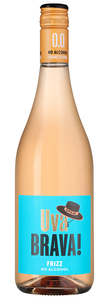Шипучее вино безалкогольное Uva Brava Frizz Rose, 0,0%, Bodegas Reymos, (147899), Испания, 0.75 л, Ува Брава Фризз Розе Безалкогольное, цена 1190 рублей