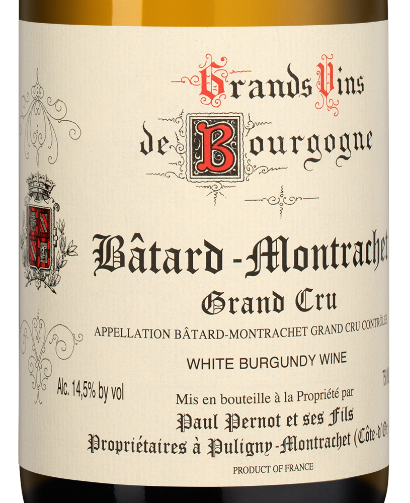 Вино Batard-Montrachet Grand Cru, Domaine Paul Pernot & Fils, 2023, (153842), Франция, Бургундия, белое, сухое, 0.75 л, Батар-Монраше Гран Крю, цена 149990 рублей