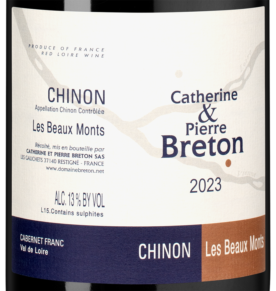 Вино Les Beaux Monts, Catherine & Pierre Breton, 2023, (152595), Франция, Долина Луары, красное, сухое, 0.75 л, Ле Бо Мон, цена 7990 рублей