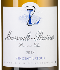 Вино Meursault Premier Cru Perrieres, (126474), белое сухое, 2018 г., 0.75 л, Мерсо Премье Крю Перрьер цена 26490 рублей