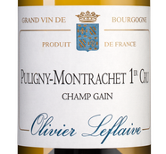 Вино с яблочно-пирожным вкусом Puligny-Montrachet Premier Cru Champ Gain