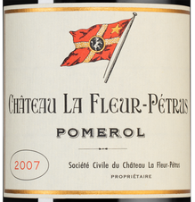 Вино Chateau La Fleur-Petrus, (110424), красное сухое, 2007 г., 0.75 л, Шато Ла Флер-Петрюс цена 57490 рублей