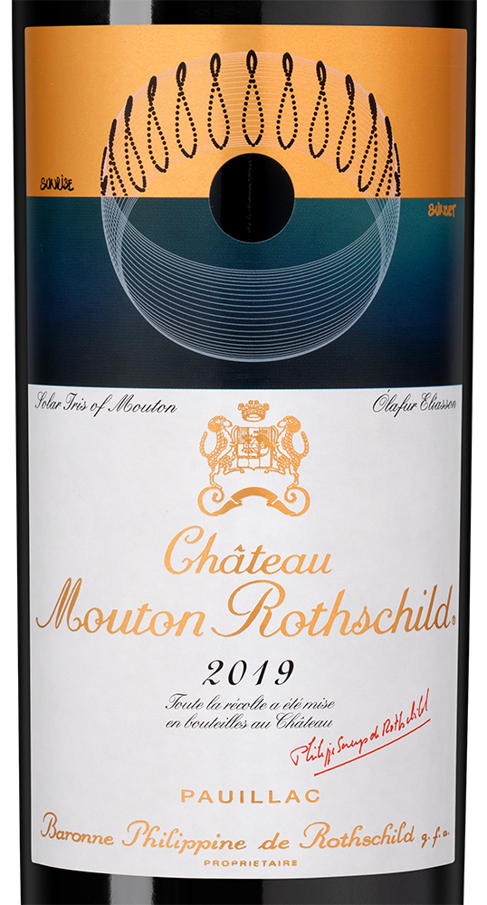 Вино Chateau Mouton Rothschild (Pauillac), 2019, (150145), Франция, Бордо, красное, сухое, 0.75 л, Шато Мутон Ротшильд, цена 214990 рублей