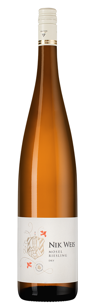 Вино Riesling Mosel Dry, Nik Weis St. Urbans-Hof, 2021, 1.5л, (140098), Германия, Мозель, белое, полусухое, 1.5 л, Рислинг, цена 4893 рублей