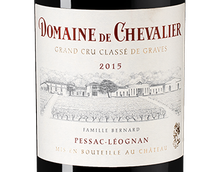 Вино 2015 года урожая Domaine de Chevalier Rouge