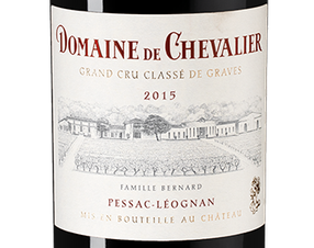 Вино Domaine de Chevalier Rouge, (137883), красное сухое, 2015 г., 0.75 л, Домен де Шевалье Руж цена 22990 рублей