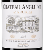 Вино 2016 года урожая Chateau d'Angludet