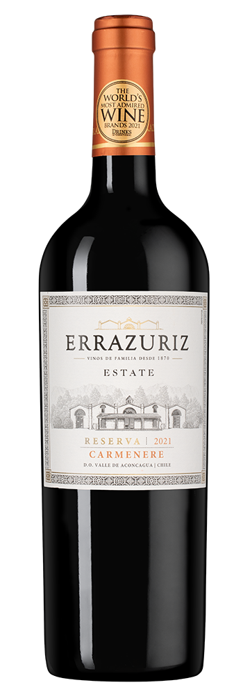 Вино Carmenere Estate Series, Errazuriz, 2021, (138936), Чили, Аконкагуа, красное, сухое, 0.75 л, Карменер Эстейт Сериез, цена 2490 рублей
