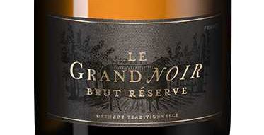 Игристое вино Le Grand Noir Brut Reserve, (134241), белое брют, 0.75 л, Ле Гран Нуар Брют Резерв цена 1790 рублей