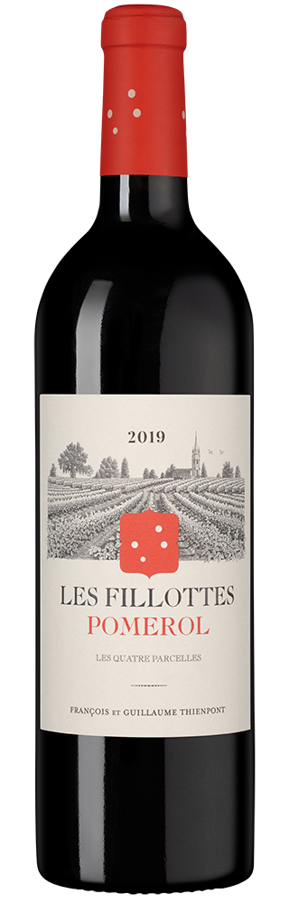 Вино Les Fillottes (Pomerol), Francois Thienpont, 2019, (154163), Франция, Бордо, красное, сухое, 0.75 л, Ле Фийот, цена 18490 рублей