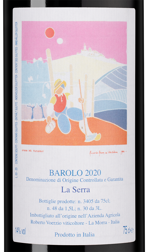 Вино Barolo La Serra, Roberto Voerzio, 2020, (151470), Италия, Пьемонт, красное, сухое, 0.75 л, Бароло Ла Серра, цена 107490 рублей