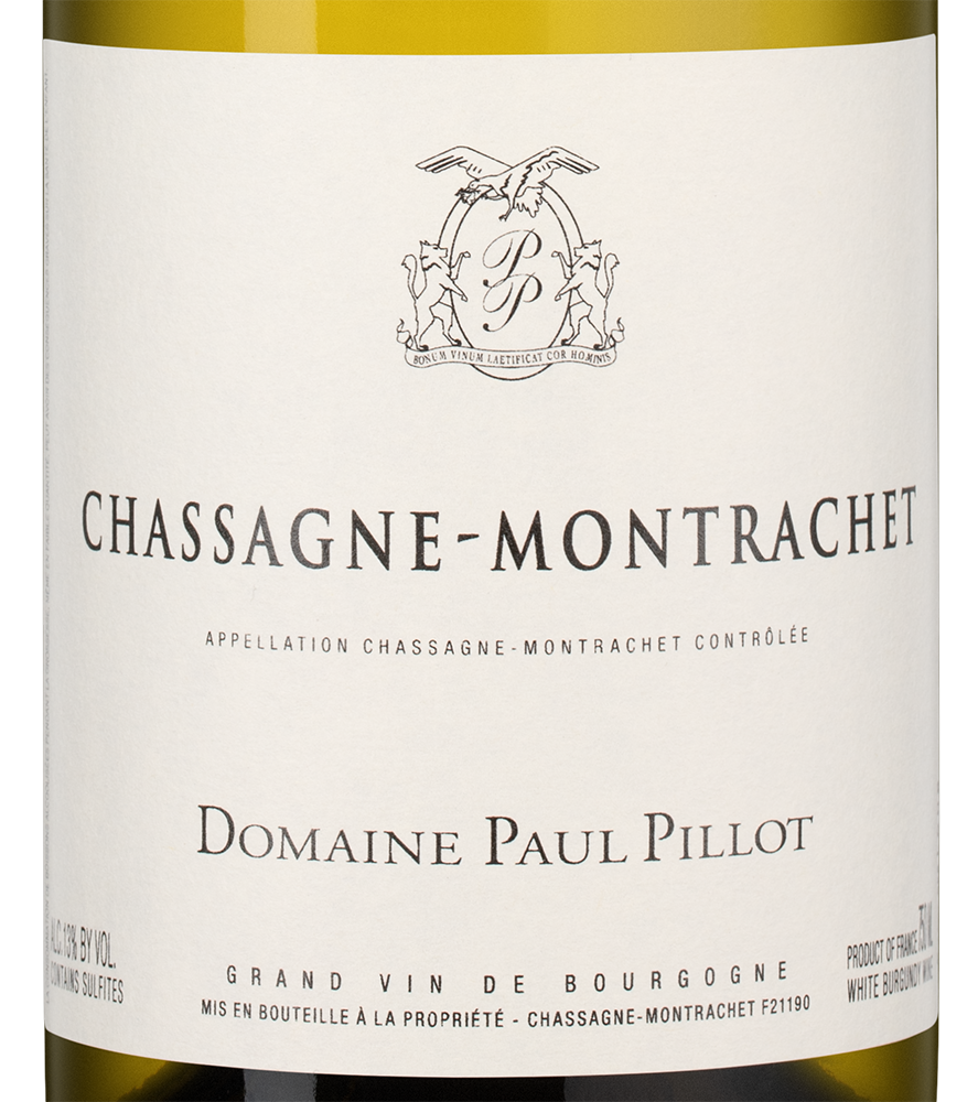 Вино Chassagne-Montrachet, Domaine Paul Pillot, 2022, (148693), Франция, Бургундия, белое, сухое, 0.75 л, Шассань-Монраше, цена 24990 рублей