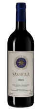 Вино Sassicaia, (101820), красное сухое, 2005 г., 0.75 л, Сассикайя цена 93830 рублей