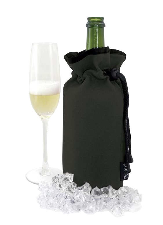 Рубашка для охлаждения вина Pulltex Cooler Bag Black, (135642), Испания, Текстиль, Чехол с эффектом сохранения холода т.м. Пуллтекс в п/у, черный, арт.109-611, цена 2690 рублей