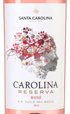 Вино Carolina Reserva Rose, (134523), розовое сухое, 2021 г., 0.75 л, Каролина Ресерва Розе цена 1490 рублей
