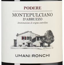 Вино Podere Montepulciano d'Abruzzo, (128813), красное сухое, 2020 г., 0.75 л, Подере Монтепульчано д'Абруццо цена 1290 рублей