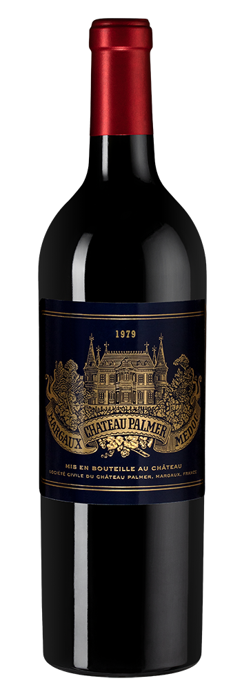 Вино Chateau Palmer, 1979, (151597), Франция, Бордо, красное, сухое, 0.75 л, Шато Пальмер, цена 189990 рублей