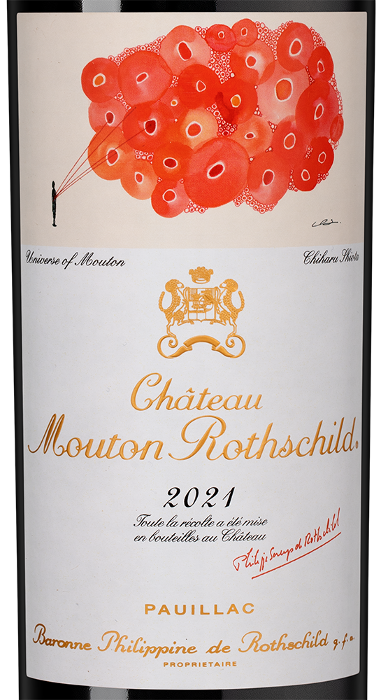 Вино Chateau Mouton Rothschild (Pauillac), 2021, (151704), Франция, Бордо, красное, сухое, 0.75 л, Шато Мутон Ротшильд, цена 209990 рублей