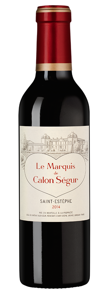 Вино Le Marquis de Calon Segur, Chateau Calon Segur, 2014, 0.375л, (158739), Франция, Бордо, красное, сухое, 0.375 л, Ле Марки де Калон Сегюр, цена 6990 рублей