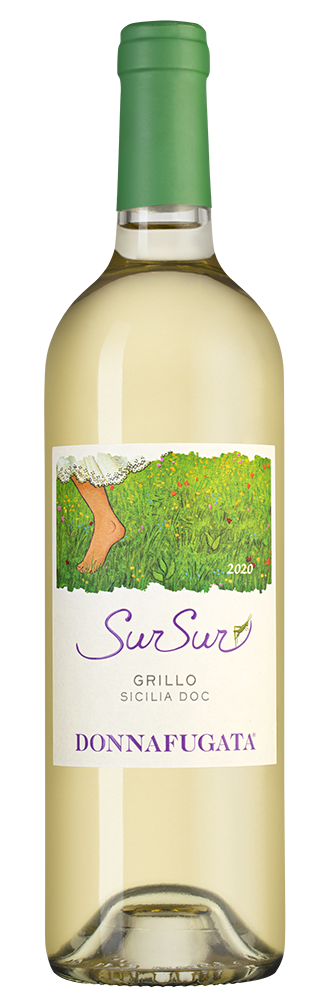 Вино SurSur Grillo, Donnafugata, 2020, (131158), Италия, Сицилия, белое, сухое, 0.75 л, СурСур Грилло, цена 5490 рублей