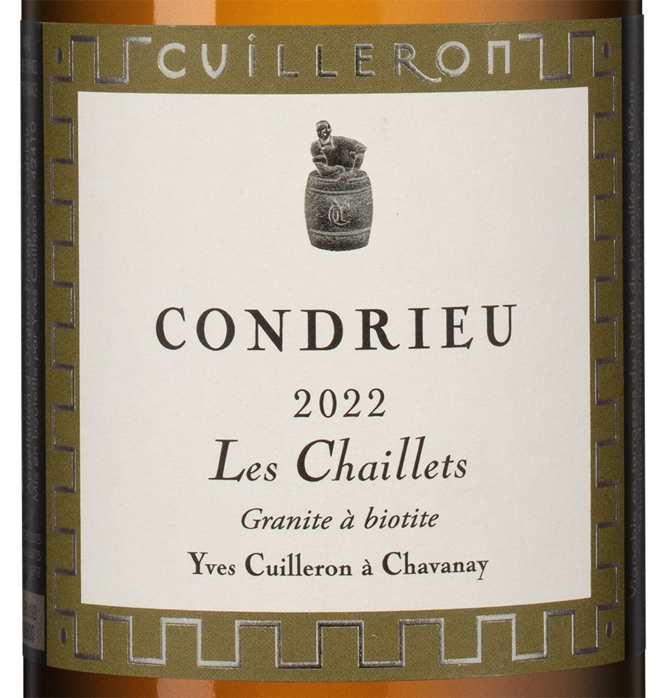 Вино Condrieu Les Chaillets, Yves Cuilleron, 2022, (146072), Франция, Долина Роны, белое, сухое, 0.75 л, Кондрие Ле Шайе, цена 17490 рублей
