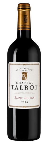 Вино Chateau Talbot Grand Cru Classe (Saint-Julien), 2014