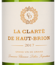 Вино La Clarte de Haut-Brion, (114991), белое сухое, 2017 г., 0.75 л, Ля Кларте де О-Брион цена 28490 рублей