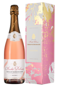 Шампанское и игристое вино Cremant de Bourgogne Brut Rose в подарочной упаковке