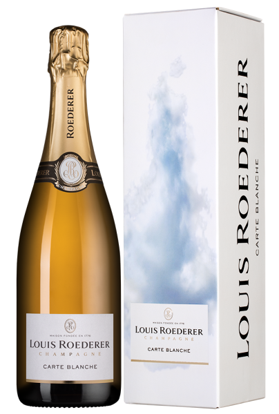 Шампанское Louis Roederer Carte Blanche в подарочной упаковке