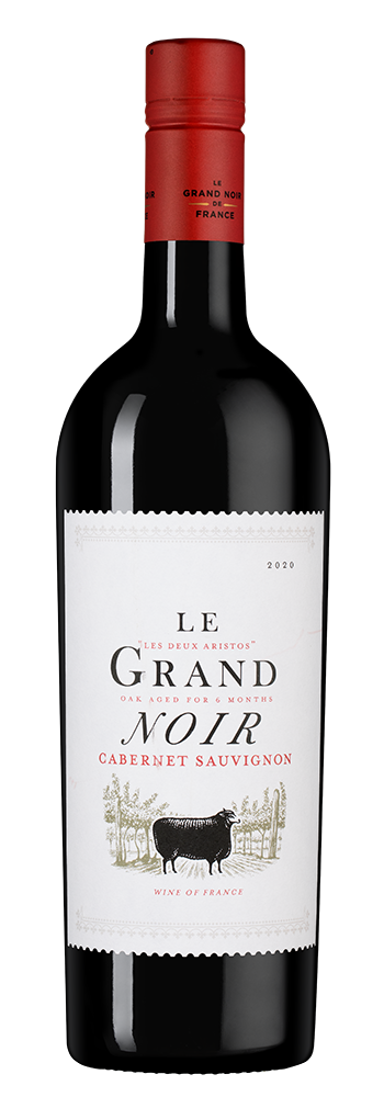 Вино Le Grand Noir Cabernet Sauvignon, 2020, (131360), Франция, Лангедок-Руссильон, красное, полусухое, 0.75 л, Ле Гран Нуар Каберне Совиньон, цена 1790 рублей