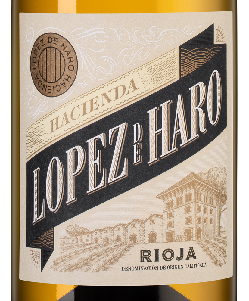 Вино Hacienda Lopez de Haro Blanco, 2022, (144945), Испания, Риоха, белое, сухое, 0.75 л, Риоха Бланко, цена 2390 рублей
