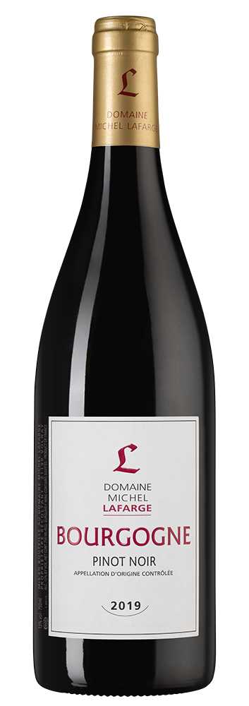 Вино Bourgogne Pinot Noir, Domaine Michel Lafarge, 2020, (145190), Франция, Бургундия, красное, сухое, 0.75 л, Бургонь Пино Нуар, цена 9490 рублей