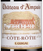 Вино к ягненку Cote-Rotie Chateau d'Ampuis