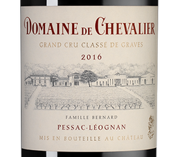 Вино Domaine de Chevalier Rouge, (108450), красное сухое, 2016 г., 0.75 л, Домен де Шевалье Руж цена 17990 рублей
