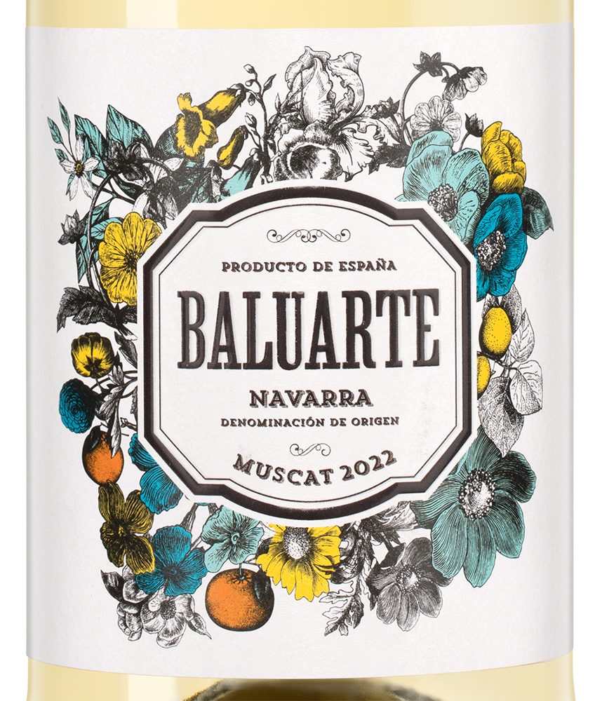 Вино Baluarte Muscat, Bodegas Chivite, 2022, (142216), Испания, Наварра, белое, полусухое, 0.75 л, Балуарте Мускат, цена 2290 рублей