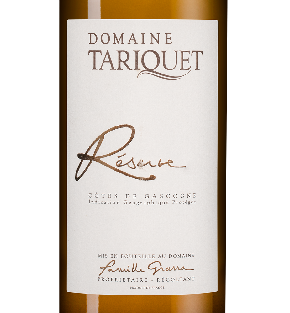 Вино Reserve, Domaine Tariquet, 2023, (153593), Франция, Юго-Запад, белое, сухое, 0.75 л, Резерв, цена 3990 рублей