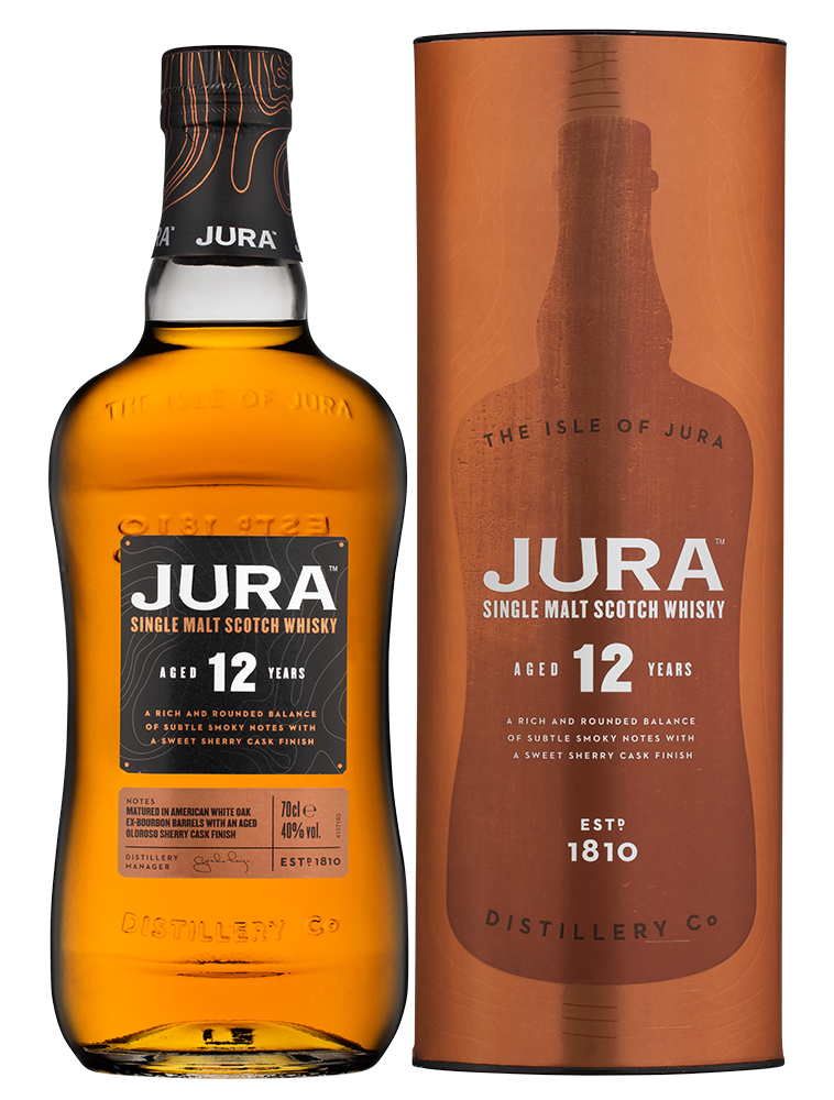 Виски Jura Aged 12 Years  в подарочной упаковке, (143040), Шотландия, Джура, 0.7 л, Джура Эйджд 12 Еарс, цена 6190 рублей