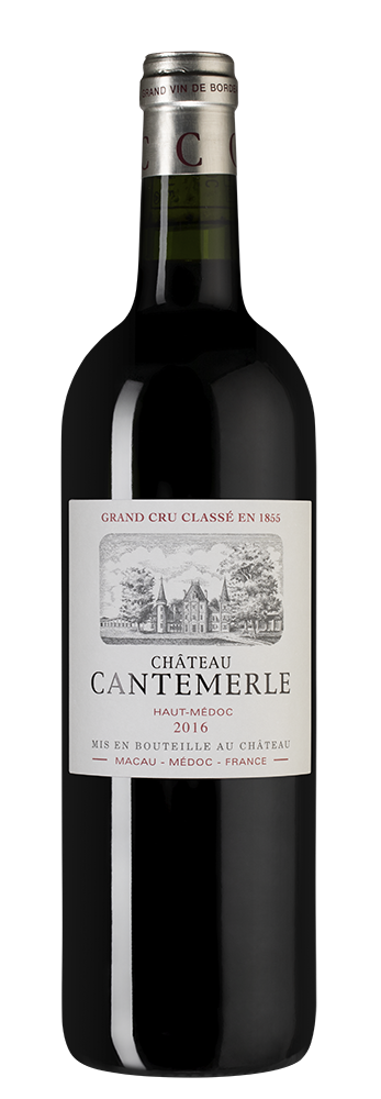 Вино Chateau Cantemerle (Haut-Medoc), 2016, (137683), Франция, Бордо, красное, сухое, 0.75 л, Шато Кантмерль, цена 11490 рублей