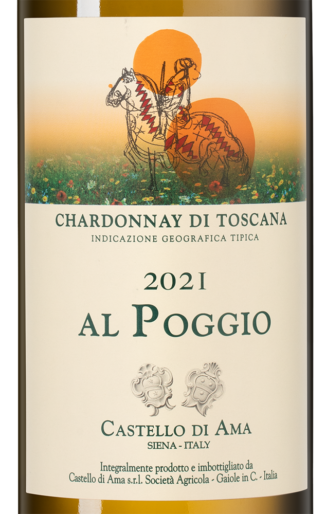 Вино Al Poggio, Castello di Ama, 2021, (139601), Италия, Тоскана, белое, сухое, 0.75 л, Аль Поджио, цена 10990 рублей