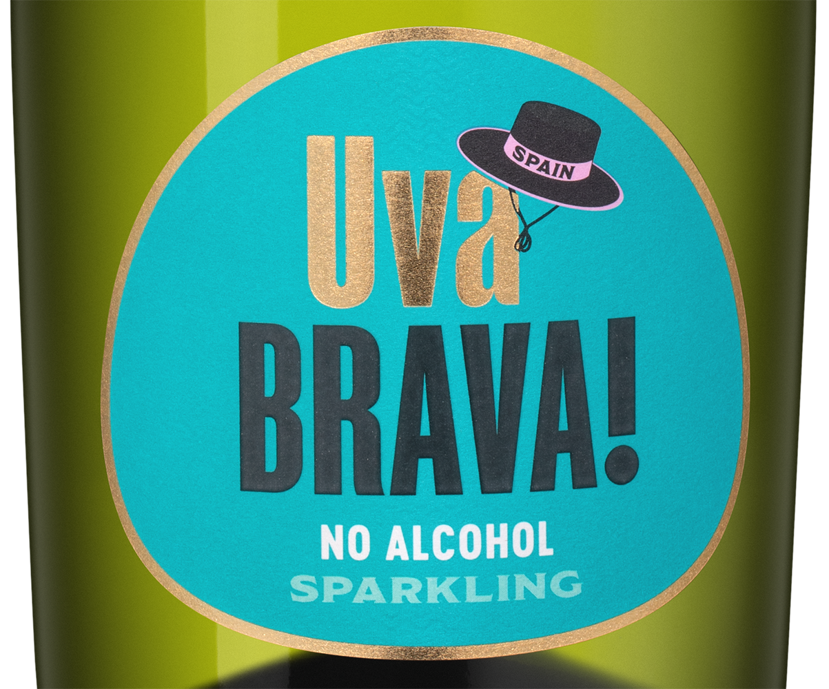 Игристое вино безалкогольное Uva Brava Sparkling White, 0,0%, Bodegas Reymos, (147904), Испания, 0.75 л, Ува Брава Спарклинг Уайт Безалкогольное, цена 1290 рублей