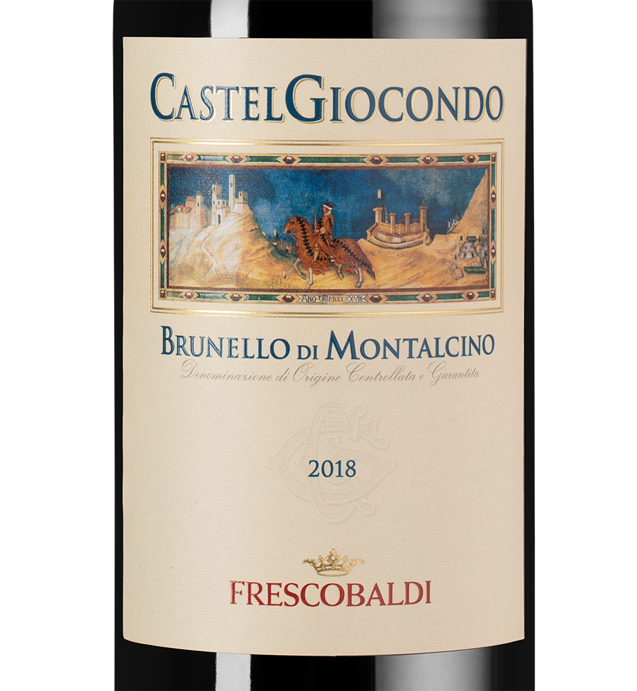Вино Brunello di Montalcino Castelgiocondo в подарочной упаковке, Frescobaldi, 2018, 1.5л, (143592), Италия, Тоскана, красное, сухое, 1.5 л, Брунелло ди Монтальчино Кастельджокондо, цена 27490 рублей