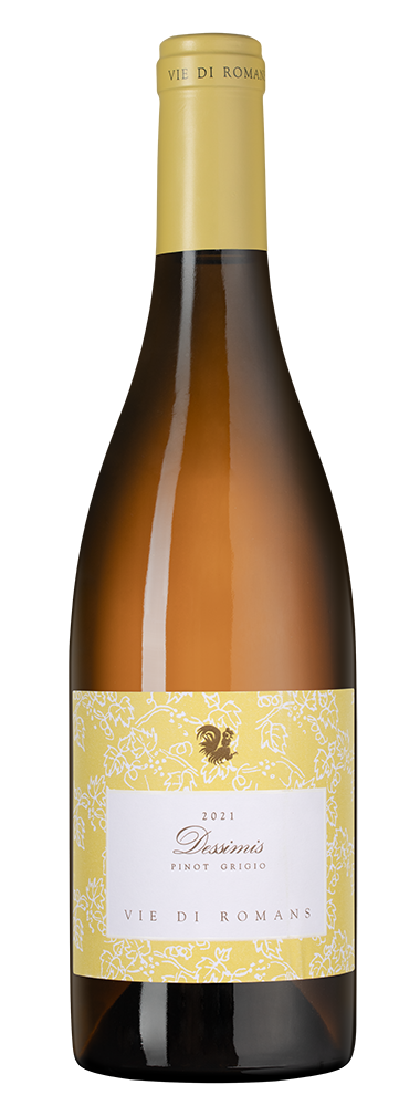 Вино Dessimis Pinot Grigio, Vie di Romans, 2021, (143107), Италия, Фриули-Венеция-Джулия, белое, сухое, 0.75 л, Дессимис Пино Гриджо, цена 11490 рублей