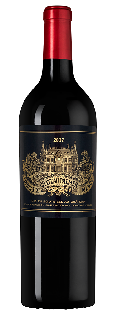 Вино Chateau Palmer, 2017, (115100), Франция, Бордо, красное, сухое, 0.75 л, Шато Пальмер, цена 89990 рублей