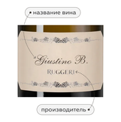 	 Prosecco Superiore Valdobbiadene Giustino B. в подарочной упаковке